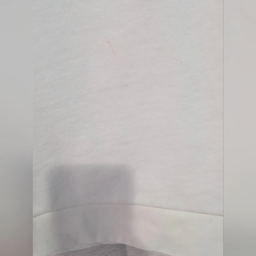 Adidas Off  White and Black Logo Sweatshirt Size XL - Picture 7 of 8